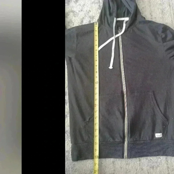 Marine Layer Unisex Black Creativity for All Full Zip Hoodie S - Picture 13 of 14